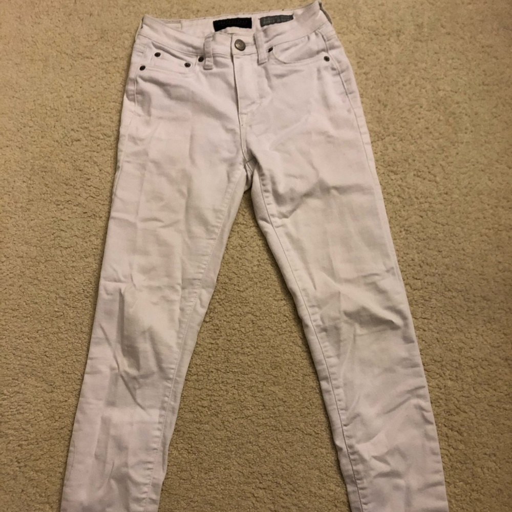 Aeropostale White High Waisted Skinny Jean